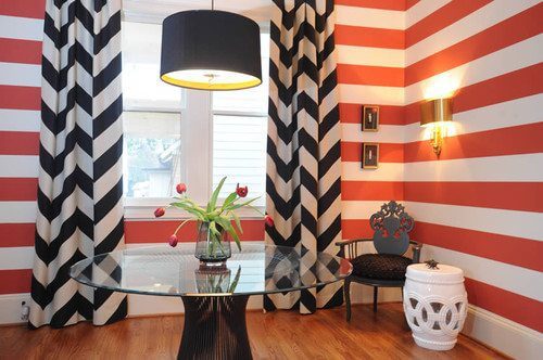 Design Trend Decorating With Chevron Drapes Drapery Street