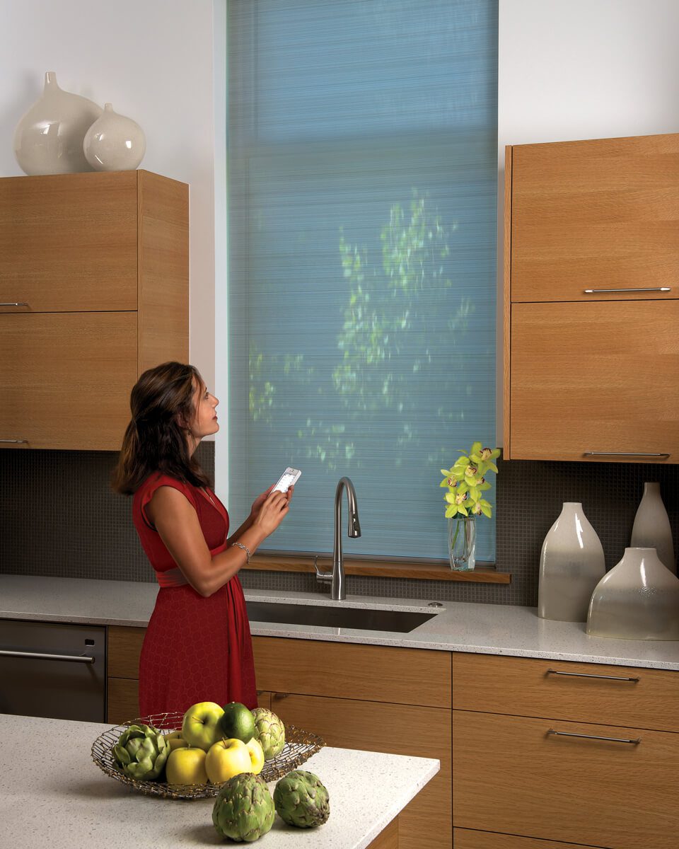 Daytime Views With Nighttime Privacy Drapery Street