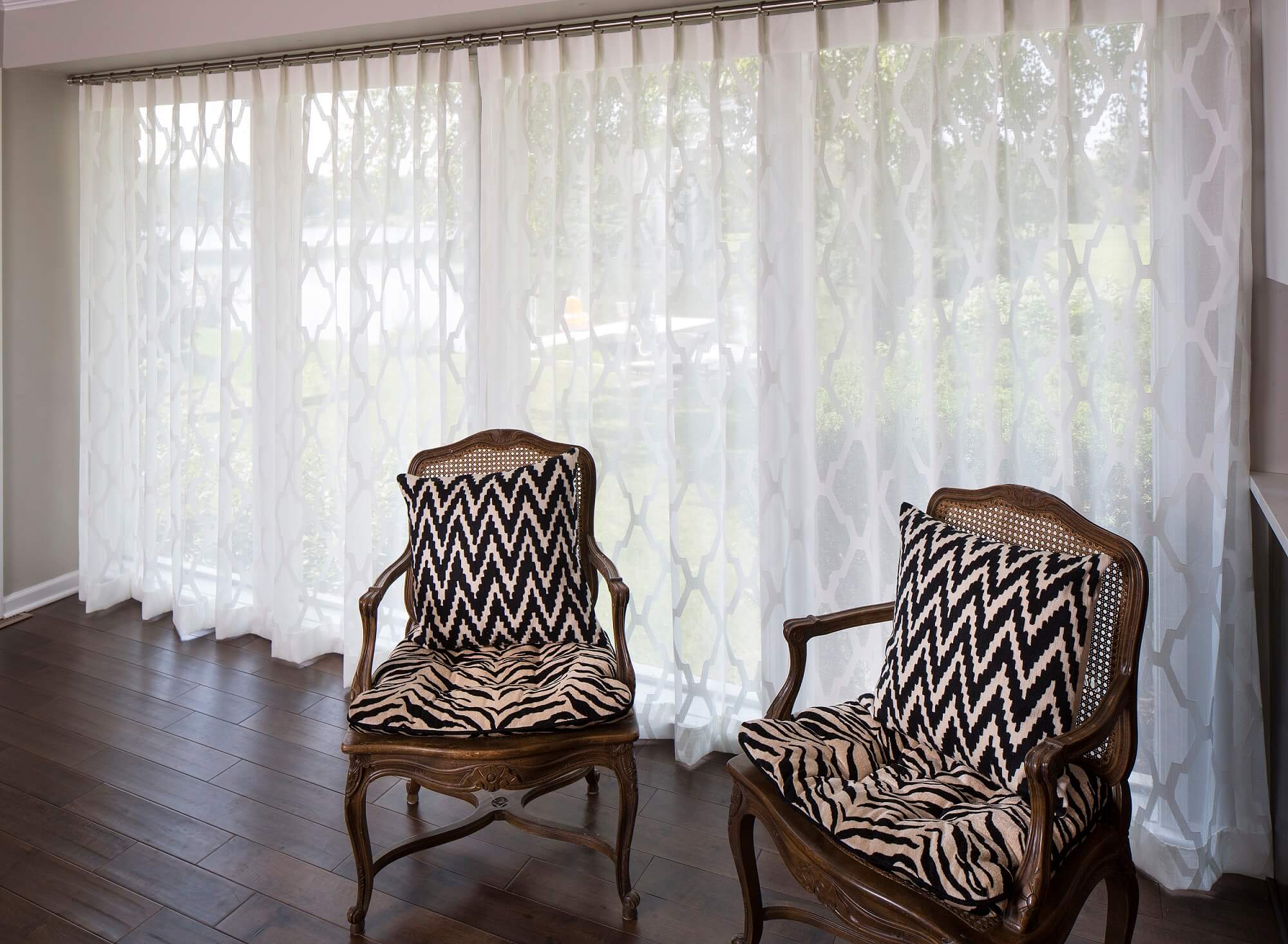 Fabric Trend Open Weave Sheer Drapes Drapery Street