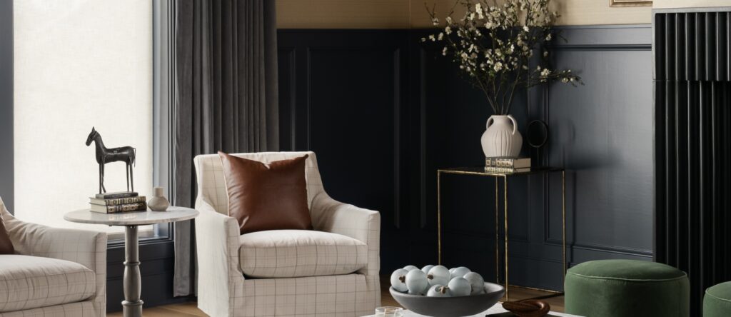 window treatments for dark walls