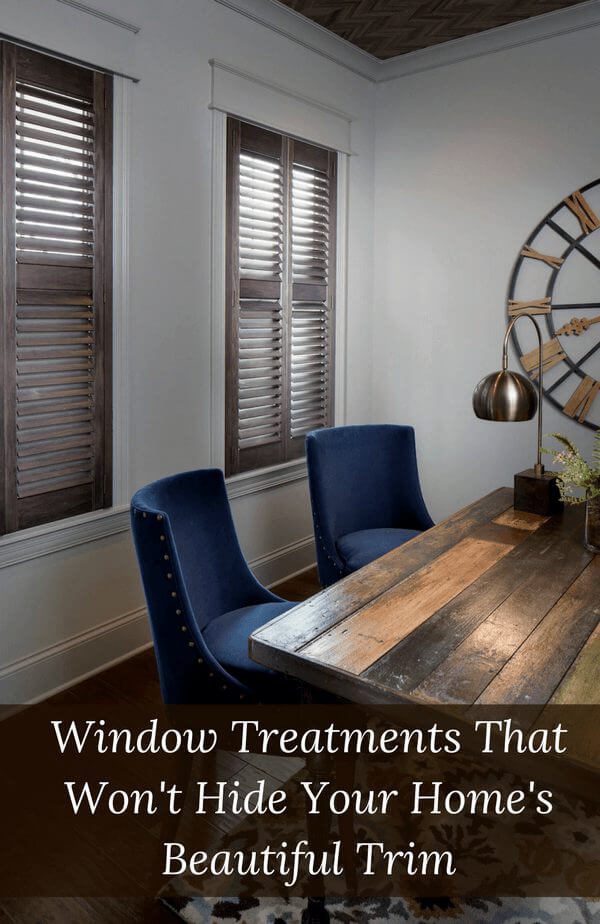 Window Treatments That Don't Hide Trim Drapery Street