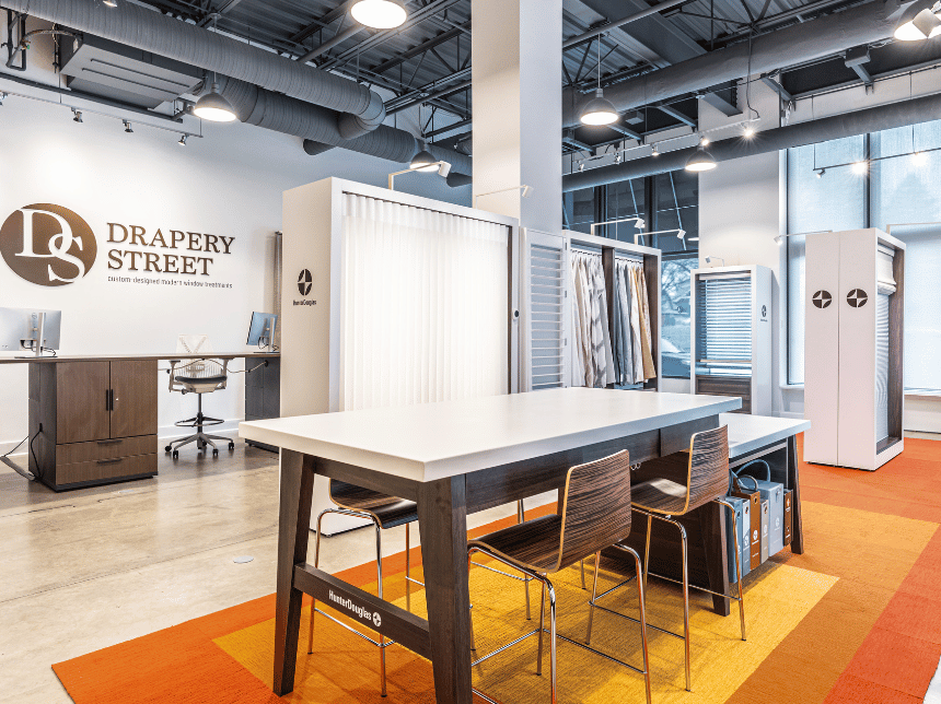 Drapery Street showroom