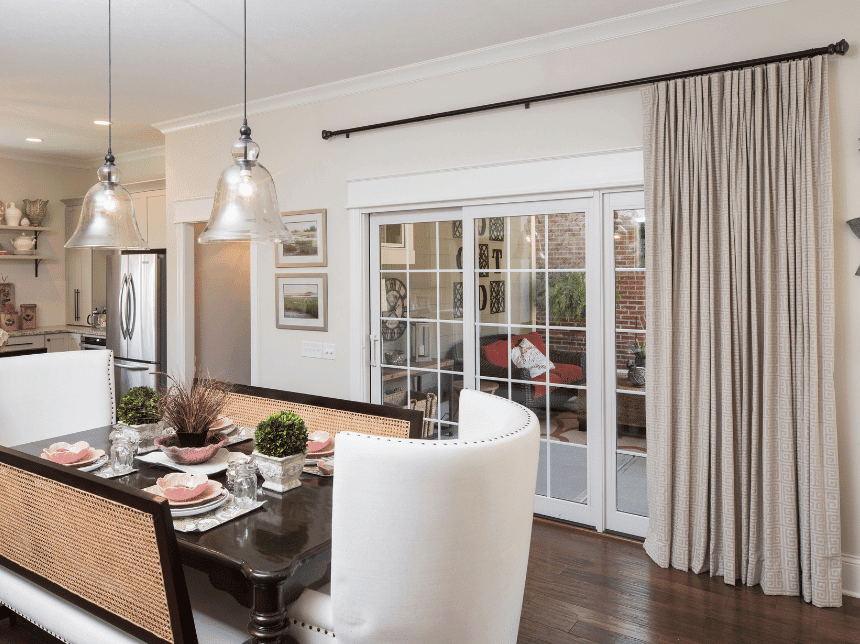 Drapes for sliding glass patio doors
