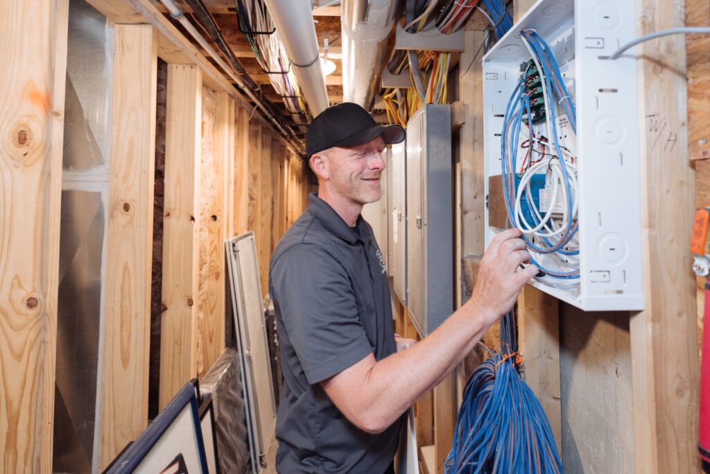 prewiring for automated window treatments