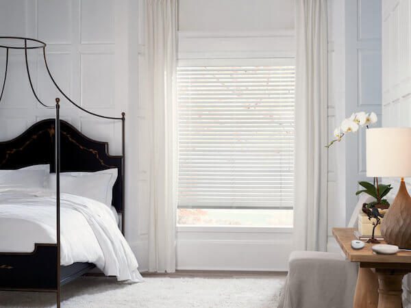 Hunter Douglas Parkland® Wood Blinds with PowerView® Motorization