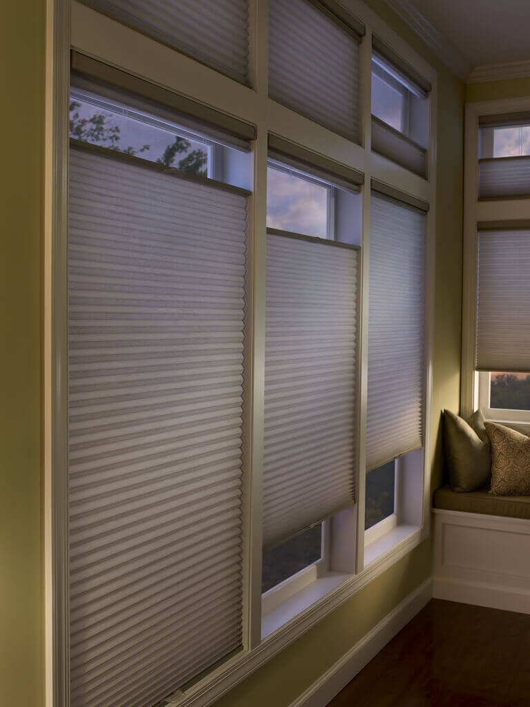 Window treatments that improve temperature control - Hunter Douglas Honeycomb Shades