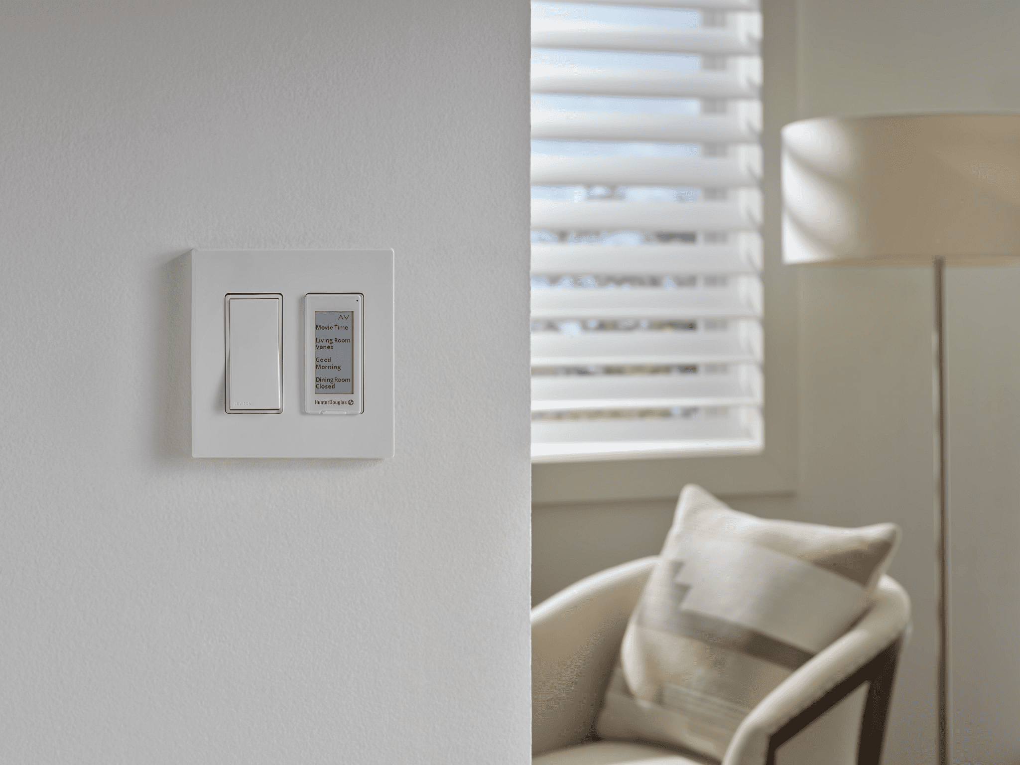 Wall switch for automatic shades