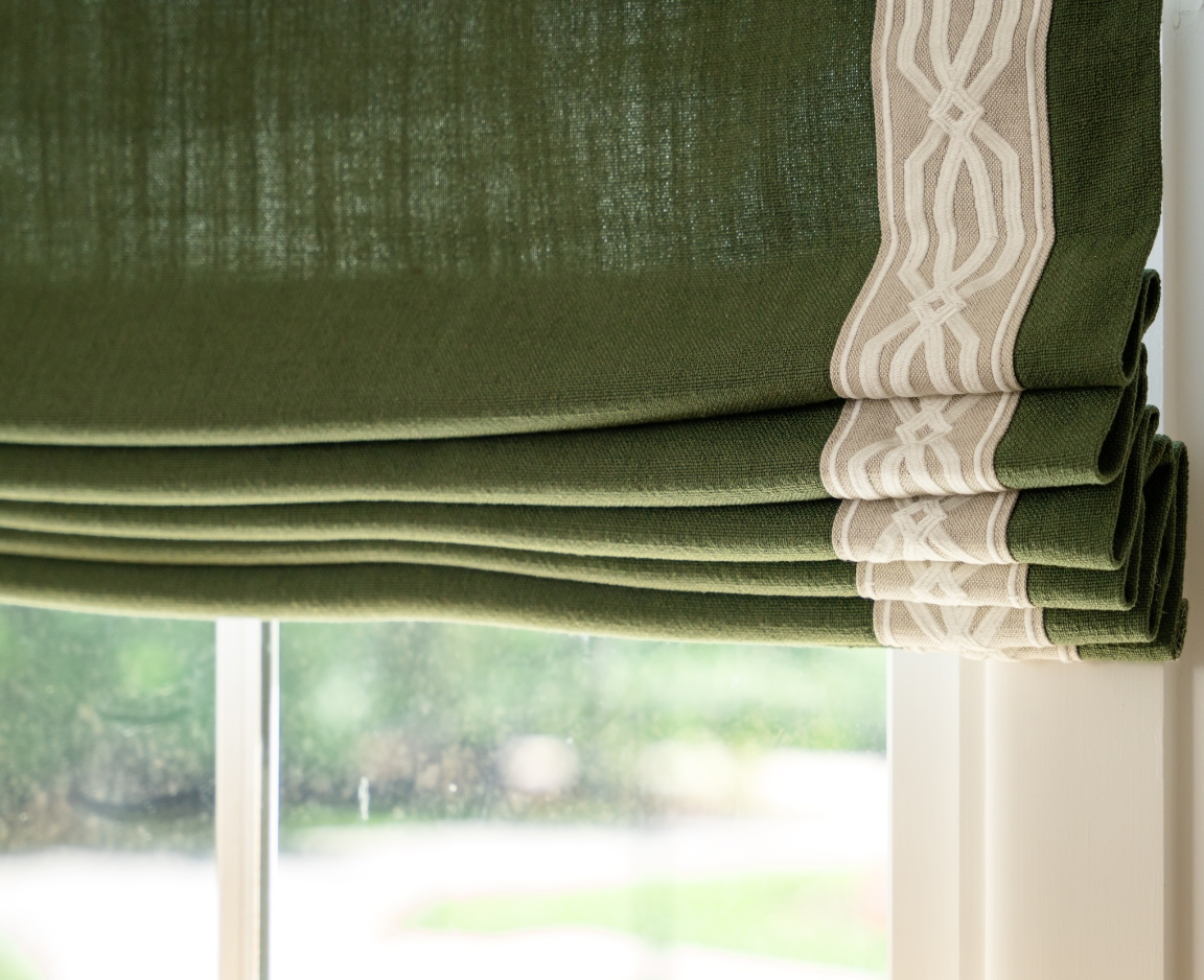 custom roman shades