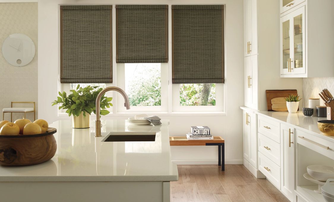 Woven wood shades