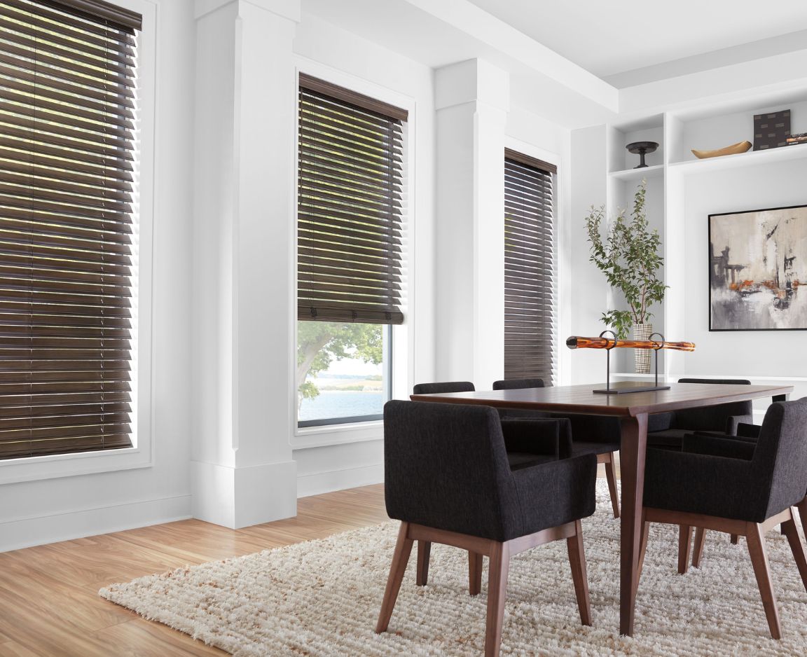 Hunter Douglas Faux Wood Blinds