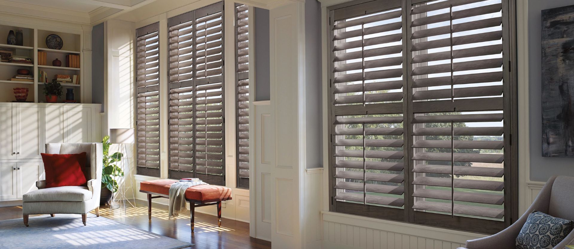 Hunter Douglas wood shutters