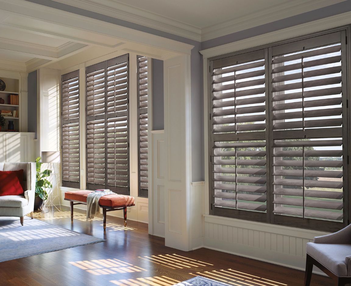 Hunter Douglas wood shutters